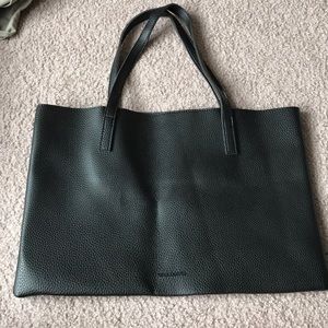 Vegan leather tote bag